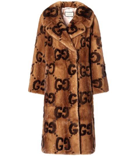 mink coat gucci|gucci mink fur coat.